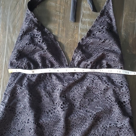 Black medium Mossimo tankini swim top - Picture 4 of 4